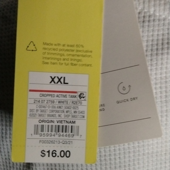 All In Motion Supima Cotton Boxy Fit sleeveless Top XXL‎ - Picture 4 of 4